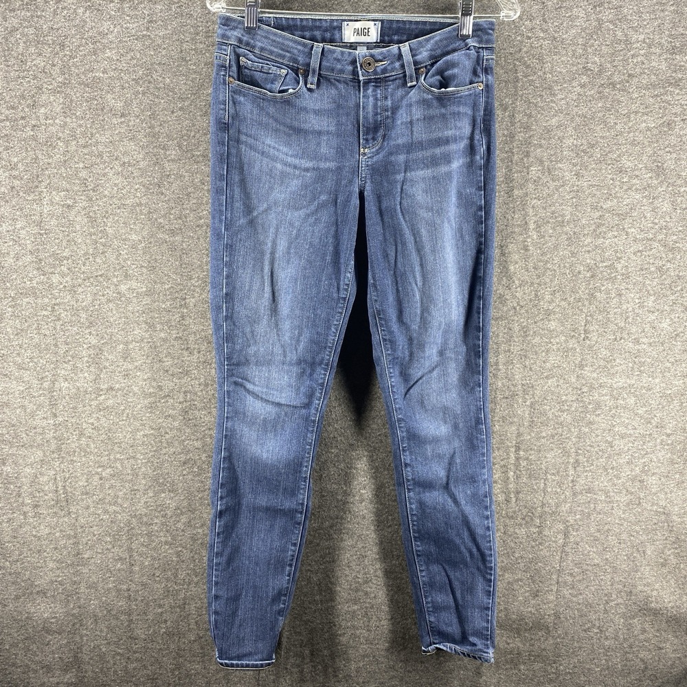 PAIGE Verdugo Ultra Skinny Jeans Womens 29 Blue Medium Wash Transcend Denim